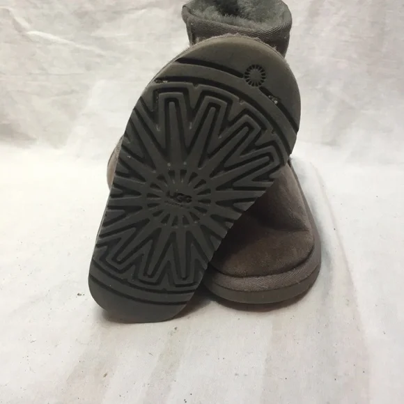 Toddler - Mini UGG Gray Boots Size: 8 - Picture 6 of 8